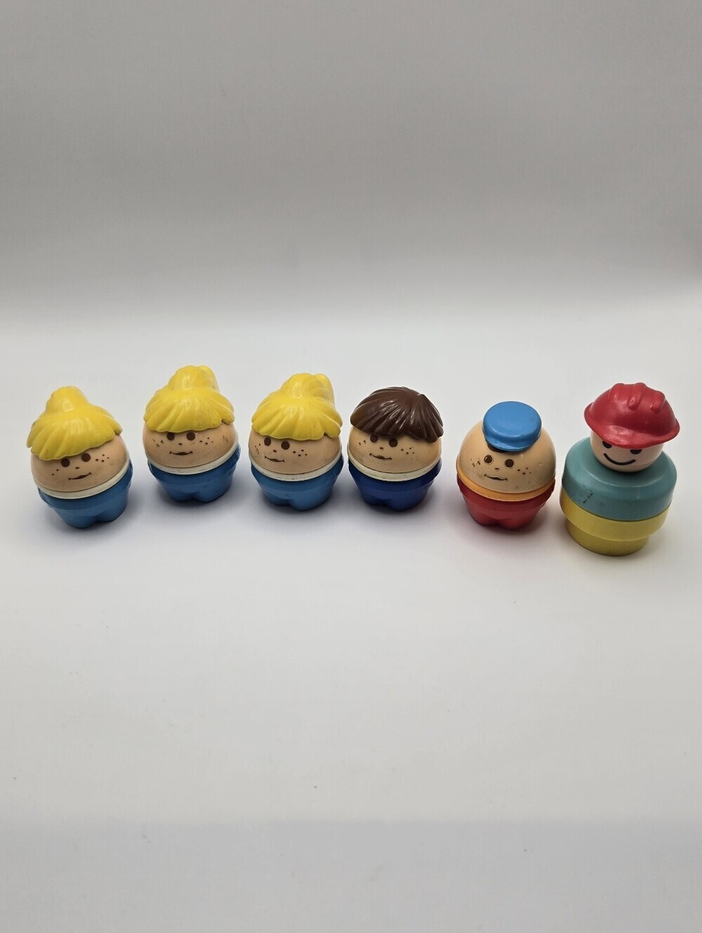 Fisher-Price Little People Lot Of 6 3 Girls 2 Boys And 1 Man